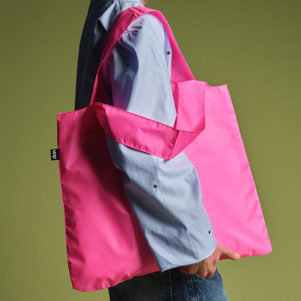 NEON Pink Recycling Tasche – LOQI