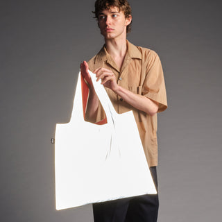 REFLEKTIERENDE Neon-Dunkelorange Tasche