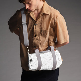 Borsa da weekend media riflettente con motivo MOOMIN