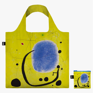 JOAN MIRO Borsa Riciclata Oro Azzurro