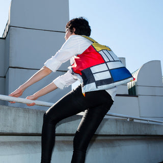 PIET MONDRIAN Composizione Borsa Riciclata