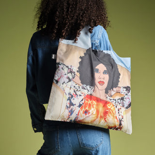 MICKALENE THOMAS Ritratto di Maya n. 10 Borsa riciclata