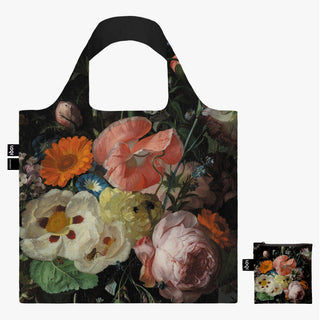 RACHEL RUYSCH Natura morta con fiori Borsa riciclata