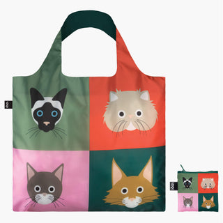STEPHEN CHEETHAM Borsa riciclata con gatti