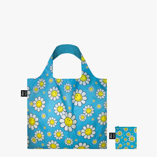 SMILEY Flores Bolsa pequeña reciclada Aquarius