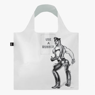 TOM OF FINLAND Usa un sacchetto di gomma trasparente lattiginoso