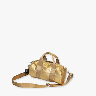 Borsa da weekend piccola in oro METALLIC