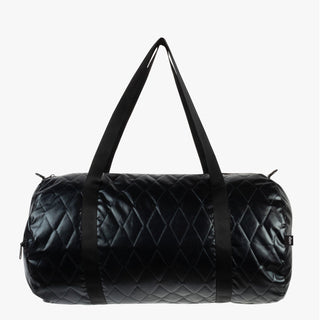 Borsa weekender nera trapuntata