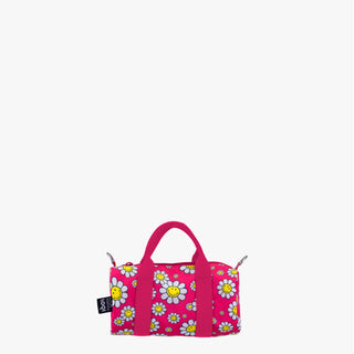 SMILEY Flowers Lampone Riciclato Piccolo Weekender