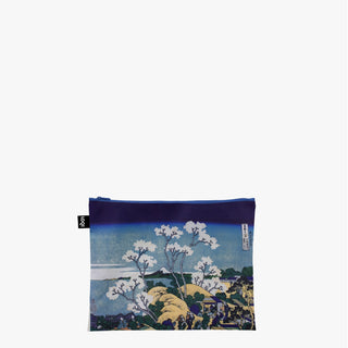 KATSUSHIKA HOKUSAI Recycled Zip Pockets