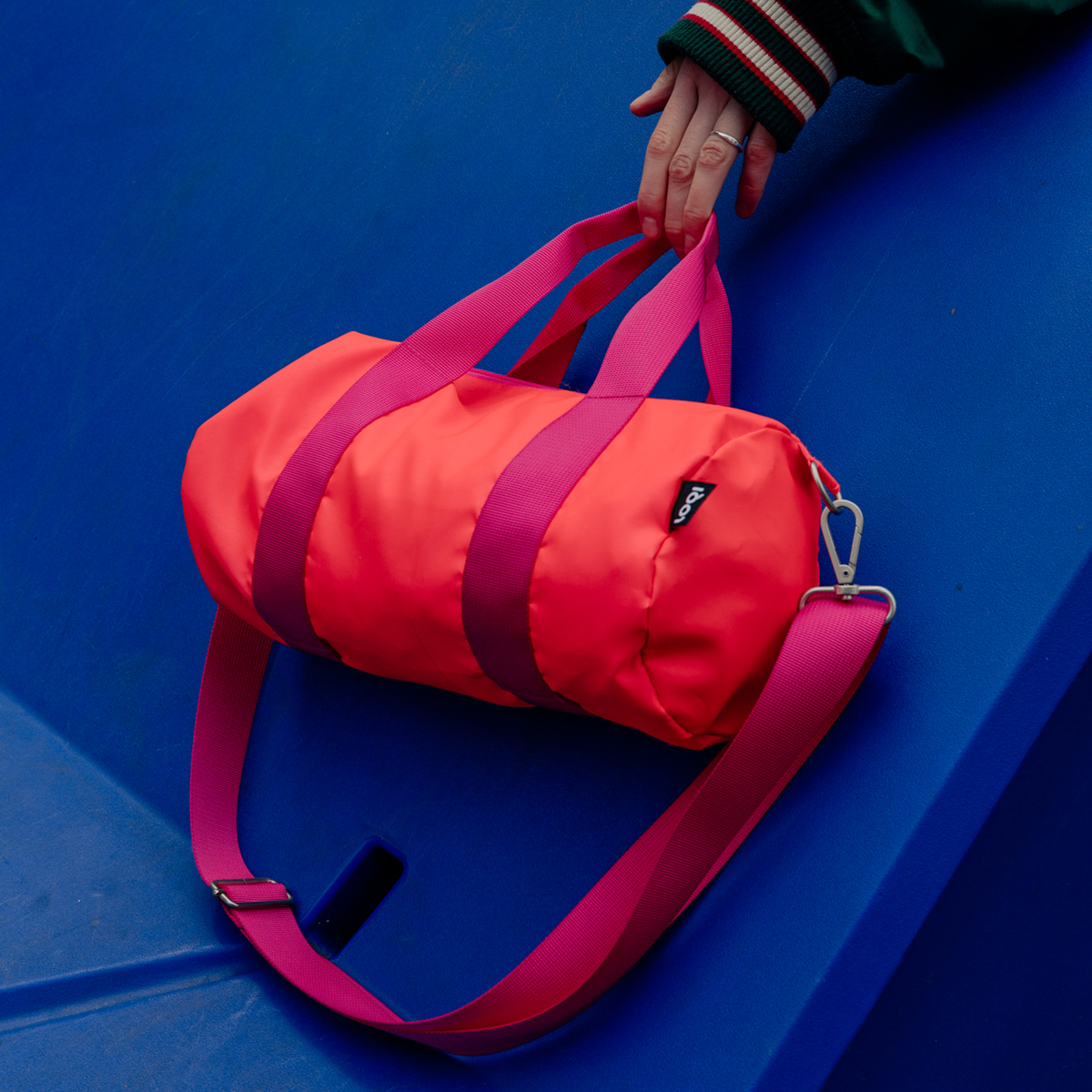 NEON Dark Orange Recycled Medium Weekender