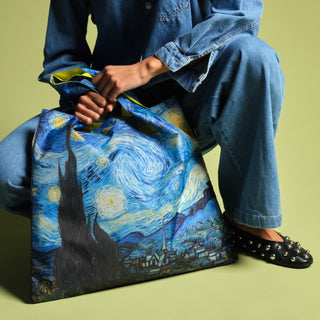 Bolso reciclado VINCENT VAN GOGH Starry Night Neon