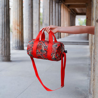 DECORATIVE ART Peacock Power Recycled Medium Weekender