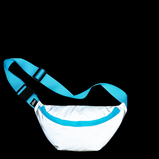 Marsupio blu neon RIFLETTENTE