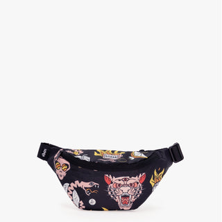 SNASK Tiger Snake Beer Black Recycled Bumbag