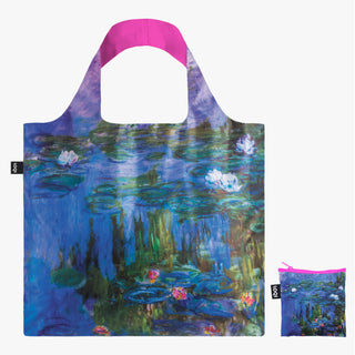 CLAUDE MONET Bolsa Reciclada Nenúfares Neón