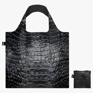 CROCODILE Black Recycled Bag