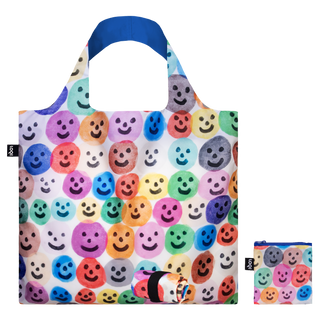 CONSTANT BAGEL THERAPY  Very Happy Faces Recycled Bag