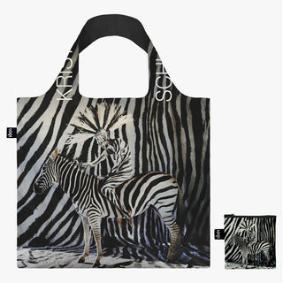 KRISTIAN SCHULLER Animal Farm Zebra Recycled Bag