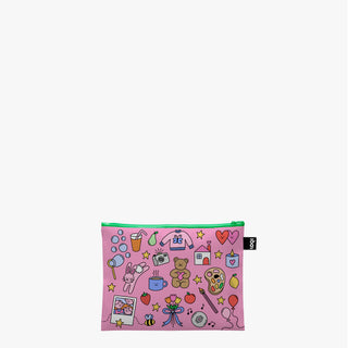 ROSIE PINK Recycled Zip Pockets