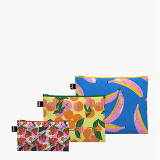 TARA REED Fruit Party Recycled Zip Pocket