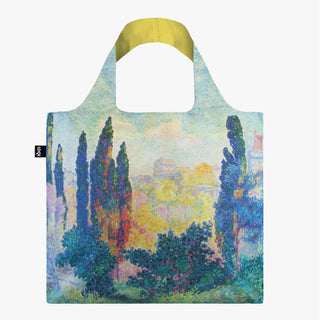 HENRI EDMOND CROSS Los cipreses de Cagnes Bolsa reciclada