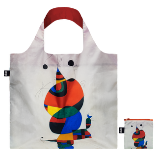 JOAN MIRO Woman, Bird and Star Recycled Bag