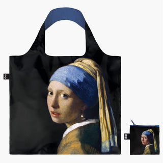 JOHANNES VERMEER Bolso reciclado Chica con pendiente de perla