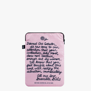 Housse pour ordinateur portable GUERRILLA GIRLS GUERRILLA GIRLS Cher collectionneur d'art