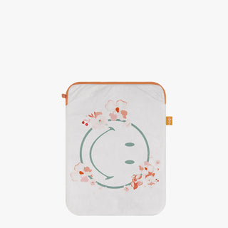 SMILEY TYVEK Blossom White Laptop Sleeve