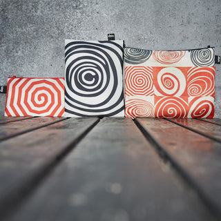 LOUISE BOURGEOIS Pochettes zippées recyclées