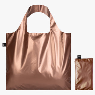 Borsa METALLIC Rose Gold con tasca con cerniera