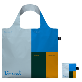 VINCENT VAN GOGH Weizenfeld mit Zypressen Recyceltasche