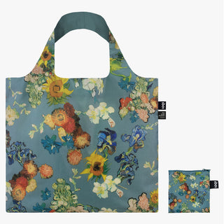 VAN GOGH MUSEUM Sac recyclé à fleurs bleues