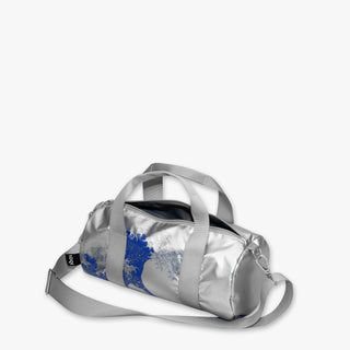 KATSUSHIKA HOKUSAI The Great Wave Metallic Silver Medium Weekender