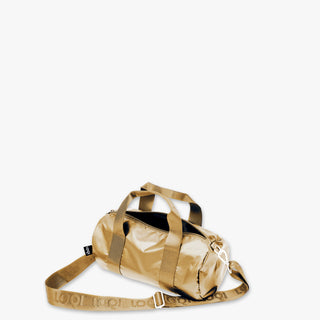 METALLIC Gold Small Weekender