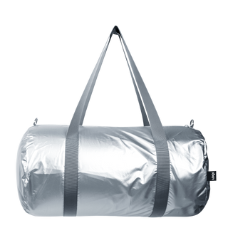 METALLIC Silver Weekender