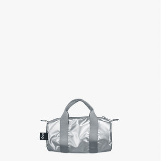 METALLIC Silberner kleiner Weekender