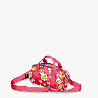 SMILEY Flowers Himbeere Recycling Kleiner Weekender