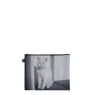 EILEEN AGAR Bella the Cat and Dandy the Bulldog Recycled Zip Pockets