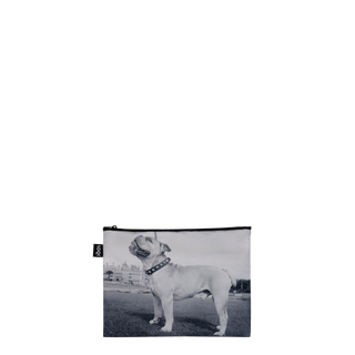 EILEEN AGAR Bella the Cat and Dandy the Bulldog Recycled Zip Pockets