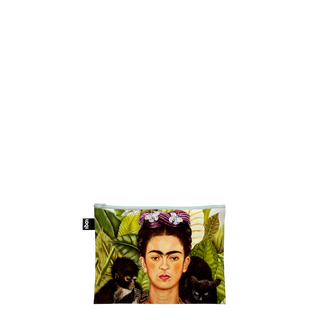 FRIDA KAHLO Viva la Vida, Self Portrait with Hummingbird, The Frame Recycled Zip Pockets