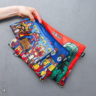 GILBERT & GEORGE Death, Hope, Life, Fear Recycled Zip Pockets