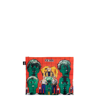 GILBERT & GEORGE Death, Hope, Life, Fear Recycled Zip Pockets