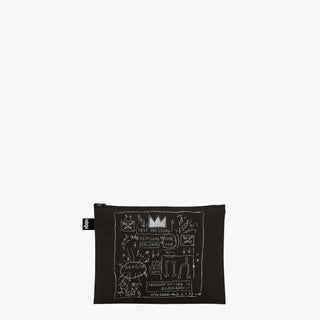 JEAN-MICHEL BASQUIAT Untitled Recycled Zip Pockets