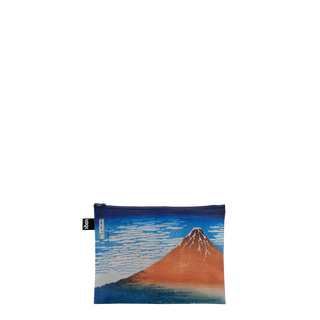 KATSUSHIKA HOKUSAI Fuji Gotenyama, Red Fuji, Great Wave Recycled Zip Pockets