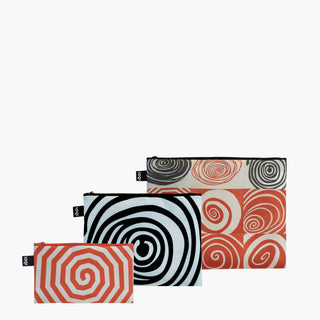 LOUISE BOURGEOIS Pochettes zippées recyclées