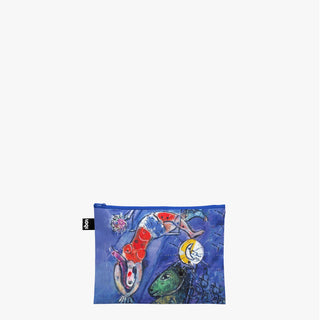 MARC CHAGALL Pochettes zippées recyclées