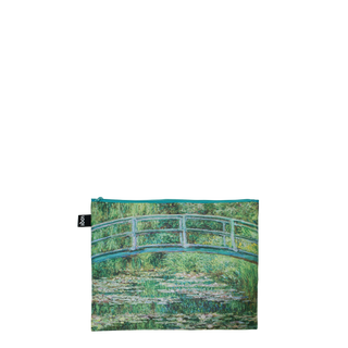 CLAUDE MONET Japanese Footbridge, Wild Poppies, Waterlilies Recycled Zip Pockets