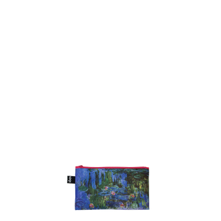 CLAUDE MONET Japanese Footbridge, Wild Poppies, Waterlilies Recycled Zip Pockets